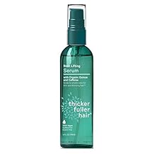 Thicker Fuller Hair Serum Root Lifting Sulfate Free 4 Ounce Pack of 3