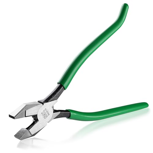 SK 9 Ironworkers Pliers Linesman Pliers with Heavy Duty Knurled Jaws