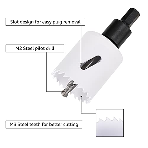 Amazon Basics 9-Piece Bi-Metal Kit