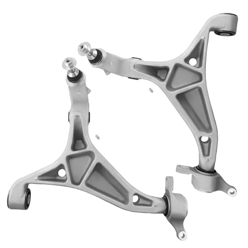 Image of Detroit Axle - 12pc Front End Kit for Jeep 2016-2020 Dodge Durango Grand Cherokee, 4 Upper Lower Control Arms with Ball Joints 2 Sway Bars 4 Inner Outer Tie Rods 2 Boots 2017 2018 2019 Replacement