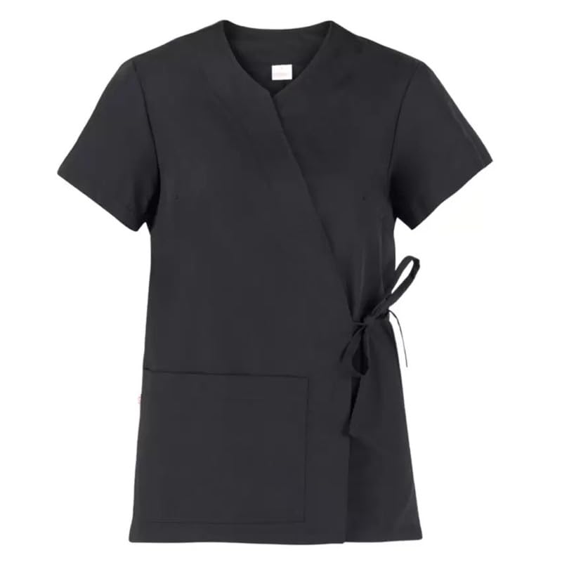 Giblor's Kimono ILARIA da Estetista Wellness Spa Manica Corta Regular Fit NERO