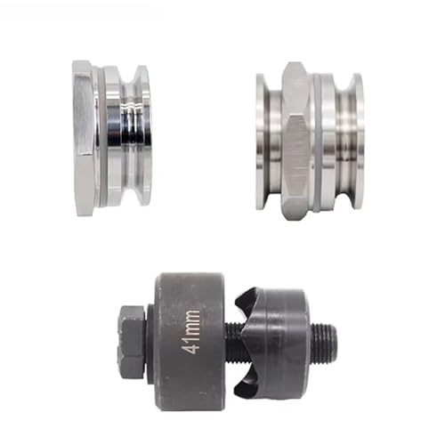 1 Pc 1.5 Inch Weldless Bulkhead With Double TC Port – 304 Stainless Steel Tri Clamp Ferrule – Easy Install – Fits 41mm Hole(Single Side with Punch)