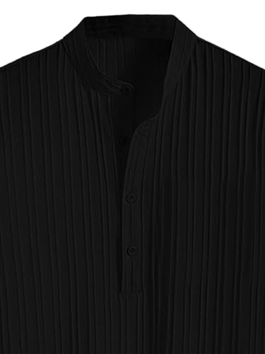 Image of Noble Monk Men's Solid Casual Shirt |Half Sleeve | Regular Fit |Stylish Shirt for Men