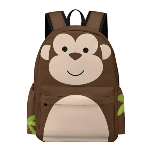 CSSGUOTOU Monkey Backpack 17 inch oxford cloth Cartoon Monkey Rucksack Monkey Gifts
