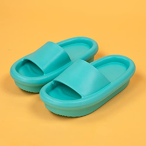 Casa Hovercraft Femenino Verano Creativo Color Color Color Slipper Incrementado Sandalias de tendencia de los hombres de fondo grueso Bajo techo, en exteriores ( Color : H , Shoe Size : 43-44(270mm) ) Cover