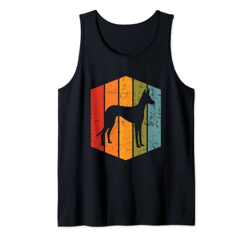 Regalo de Sabueso Ibicenco Retro para Amante de Perros - Sabueso Ibicenco Vintage Camiseta sin Mangas