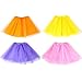 Koogel 6 PCS Multicolor Tutu Skirts,3-Layer Ballet Tutus