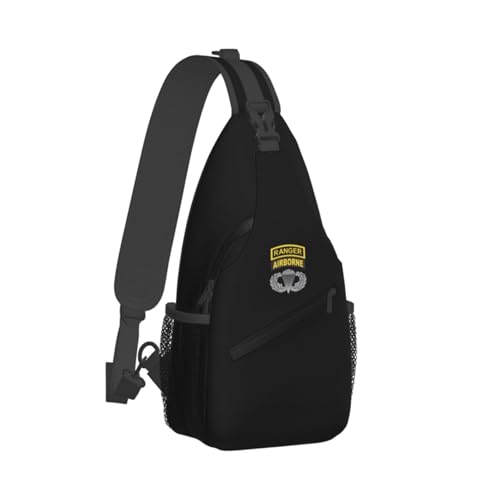 Bolso tipo bandolera pequeño QJKLPOIUY para hombre negro