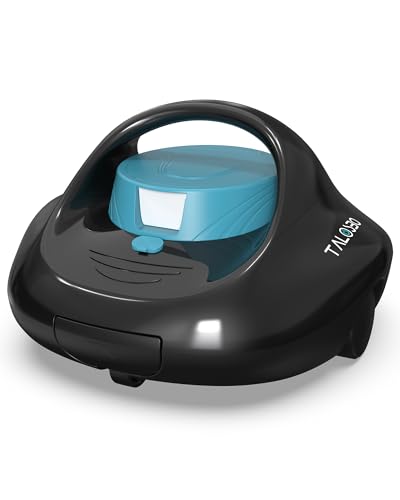 TALOSBO Pleco Se Poolroboter 130 Mins Reinigung, Poolsauger Akku mit 2.5h...