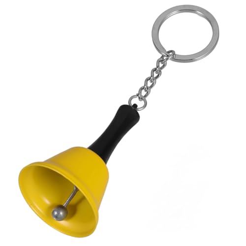 OUNONA Sturdy Metal Hand Bell Keychain Bells Hanging Keychain Auditory Development Tool