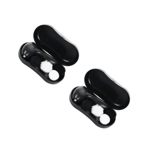 WRITWAA 2sets Pack Nubuck Cleaning Kit Shoe Clecleaner Kit Brush for Shoe Polish Brush for Birthday Random Color