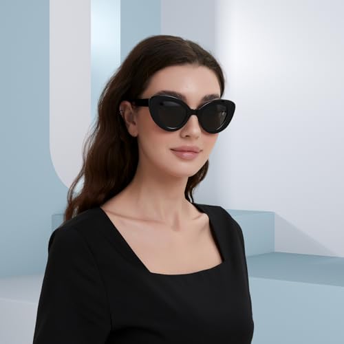 Cat Eye Sunglasses for Women, Trendy Retro UV Protection Sunglass, Stylish Vintage Cute Shades2