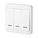 Przekaźnik Przekaźnik Panel AC 86 Bezprzewodowy przekaźnik ścienny Przekaźnik zdalnego sterowania Nadajnik i odbiornik 110-220 V do świateł, wentylatorów, lampek choinkowych (3 sposoby)