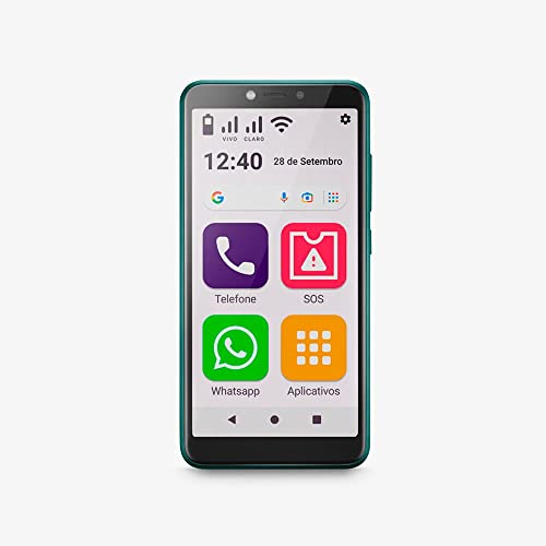 Obasmart Conecta celular fácil de usar letras e ícones grandes original Obabox
