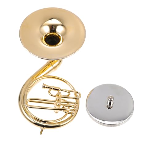 HEMOTON Decorative Sousaphone Model Small Instrument Model Adornment 1/6 Scale Ideal for Home Office