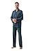 amaxer Men's 100% Cotton Flannel Pajamas Set Men's Home Fashion Pajamas Long-sleeved Pants Set Top with Pockets Pants with Drawstring Soft Pjs for Men S-3XL
