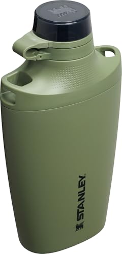 Stanley Cross Bottle 23 oz | Travel Water Bottle with Jacquard Strap | Leakproof Tritan Lid with Removable Straw | Insulated Stainless Steel | BPA-Free | Dried Pine