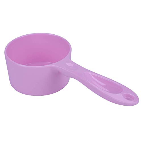 Super Design Sturdy Melamine Food Scoop for Dogs Cats Birds, Measuring Cup, Long Comfortable Handle, 1 Cup