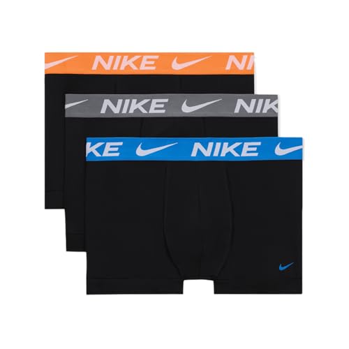 Nike Dri-FIT Essential Micro Men's Trunks (3-Pack) (Black, KE1156-017) Size Large