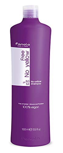 Fanola Free No Yellow Vegan Shampoo, 1000 ml