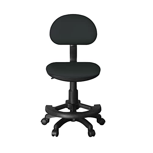 Sekikagu 425164 Study Chair, Fabric, Black Hop