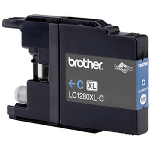 Cartouche d'encre Brother LC1280XLC cyan grande capacité pour imprimante jet d'encre