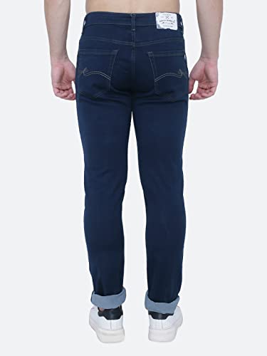 Image of Strechable Denim Regular Fit Mid Waist Light Weight Soft Feel Stretchable Denim Jeans Pant for Men