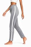 🌷【Tour de Taille Réglable】- Pantalon de jogging femme a ceinture ajustable et cordon de serrage intégré peut ajuster l'étanchéité, fixer la taille et ne pas tomber facilement.Le pantalon est ample et ajusté et ne restreindra pas vos activités, etc.