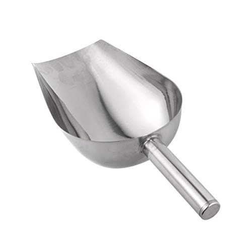 Happyyami Ice Scoops Grain Scoop Metal Shovel Handle for Tea Candy Dessert Bean Food Serving