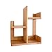 Étagère à Livres Bookshelf Bureau Boîtier Rack Simple Simple CD Étagère de rack Petite bibliothèque petite bibliothèque 21,65 pouces de hauteur (bois cerisier / noix noire) Serre-Livres pour Étagères