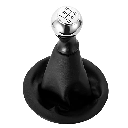 DOMENICA Pommeau de Levier de Vitesse avec Soufflet Compatible pour Peugeot Partner 2008-2022 Citroen Berlingo III MK3