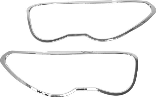Cerclage de phare avant chromé pour le remplacement de bague d'optique auto