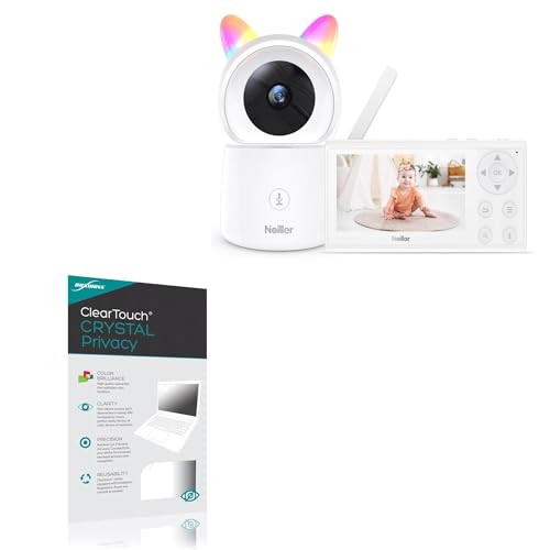 BoxWave Screen Protector Compatible with NOILLER Baby Monitor ZY-BB2 (4.3 in) - ClearTouch Crystal Privacy (2-Pack), Privacy Screen Protector Flexible Film Clear