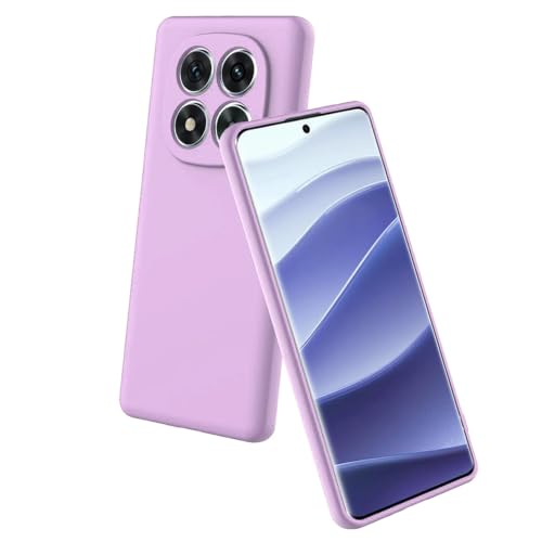 Image of Back Cover for Mi Redmi Note 14 Pro 5G / 14 Pro 4G | Full Camera Protection | Premium Liquid Silicon Case | Flexible Bumper Case for Mi Redmi Note 14 Pro 5G / 14 Pro 4G / Poco X7 5G (Purple)