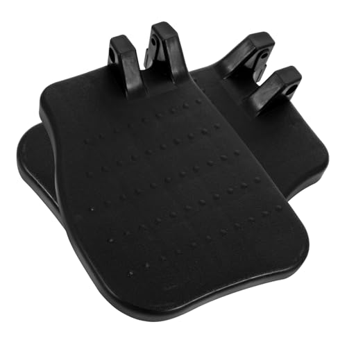 WEKADRIN ユニバーサル車椅子フットレスト ペダル交換用耐久製滑り止め設計 軽量折りたたみ式携帯便利 車椅子パーツ左右簡単取り付け対応