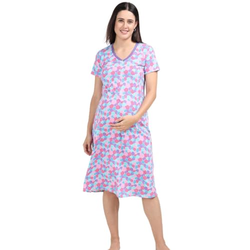 Morph | Nursing Gowns for Feeding | for Easy Breastfeeding | Fits During Pregnancy & Post Pregnancy | One Side Pocket Morph | Nursing Gowns for Feeding | for Easy Breastfeeding | Fits During Pregnancy & Post Pregnancy | One Side Pocket