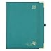 POPRUN Premium Agenda 2022 2023 Semainier 16 Mois 26,5 x 21,5 cm - Agenda Scolaire D'sept 22 à déc 23 avec Couverture Rigide en Cuir PU, Onglets Mensuels, Papier Certifié FSC® 100 g/m², Turquoisen