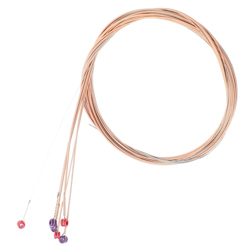 BESPORTBLE 6pcs Strings Acoustic Guitar Strings Replacement Durable Folk Guitar Strings for Performance Musicians Compatible with and Acoustic Models