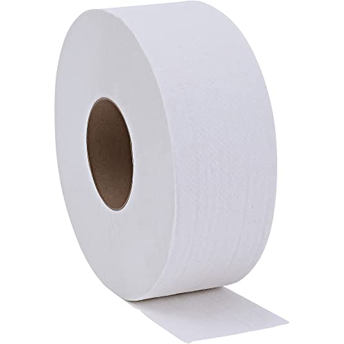 Genuine Joe 2-ply Jumbo Roll Dispenser Bath Tissue (Pack of 12)