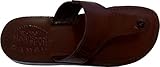 Holy Land Market Unisex Leather Biblical Flip Flops (Jesus - Yashua) Jerusalem Style IV - European...