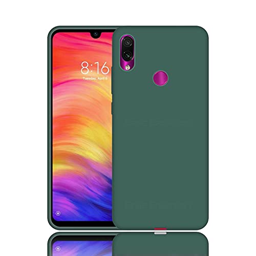 Image of Case Creation Luxurious OG Series for Redmi Note 7S Case Cover,Anti-Dirty Slim Case Frosted Matte Cute Candy TPU Raised Bezel (Splash of Color) Back Cover for Xiaomi Redmi Note7S -Wine Green