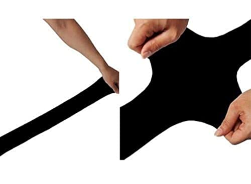 Image of Khillayox Full Arm Sleeves For Men And Women (1 pair) /Sports Arm gloves protects from Sun Burn And skin Tan /UV Sunblock Protection Cotton Gloves Skin And Black Color