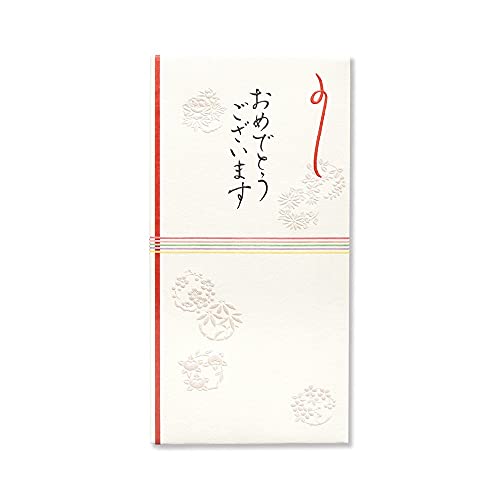 G.C.PRESS 金封 のし付 文字入り 花丸文 おめでとうございます