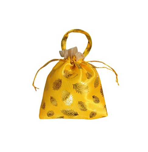 Image of VIG Enterprises Silky And Shiny Potli Batwa Bags /Thamboolam Bags For Wedding Party Return Gifts Party Gifts For Guest-