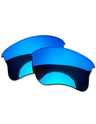 Image of OOWLIT 4 Pairs Replacement Sunglass Lenses & Nose Pads Compatible with Oakley Flak Jacket XLJ OO9009 Polarized