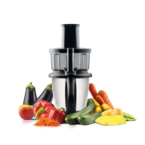Wundermix - Cortador de Verduras WunderSlicer® V2 para Thermomix TM6, TM5 • Cortar y rallar Verduras y Frutas con Thermomix • Cortador Innovador