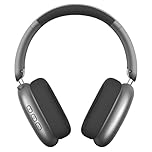 Wentronic Y01 Wireless Over Ear Headphones, Noise Canceling Bluetooth 5.3 Headphones with Microphones,Hi-Res Audio,48H Playtime,Foldable,Breathable Soft Earpads for iOS/Android/Samsung/PC-Space Grey