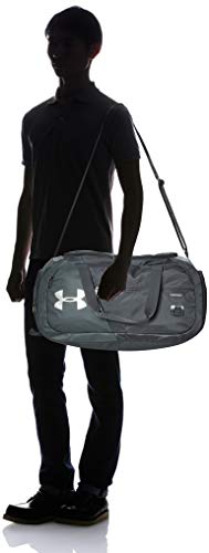 Under Armour Adult Undeniable Duffle 4.0 Gym Bag , Pitch Gray (012)/Silver , Medium