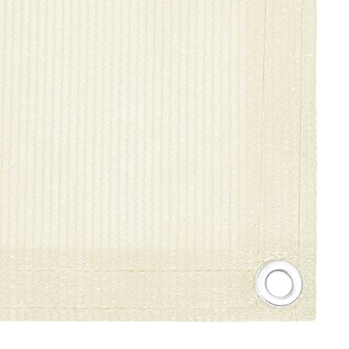 Écran de balcon en PEHD respirant 160 g/m² occultant et perméable au vent