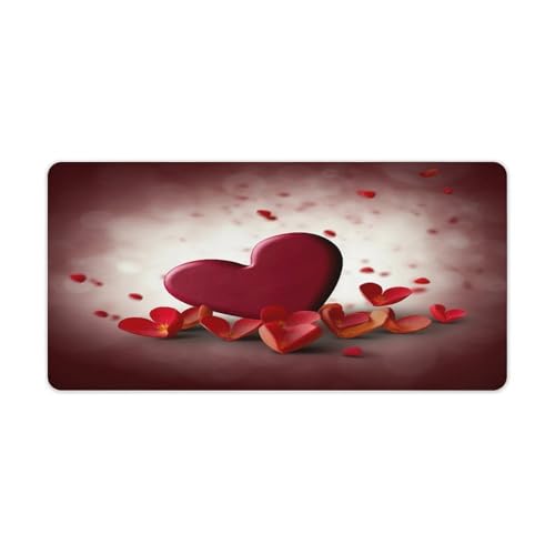 Hearts with Love Desk Pad impermeable y antideslizante
